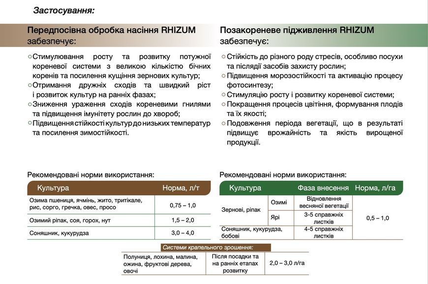 Ризум RHIZUM Arvensis активатор корневой системы 5 литров Різум фото