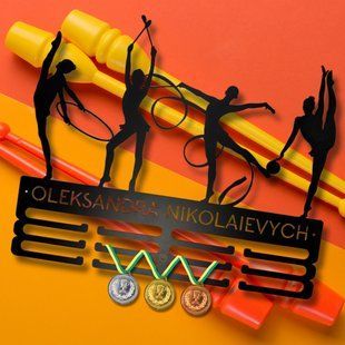 Медальниця спортивна гімнастика для спортсменів на подарунок спорт-гимнастика фото