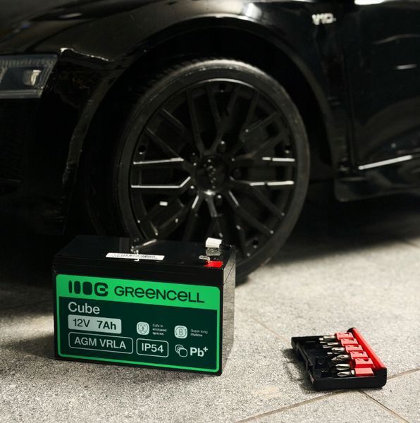 Акумулятор Green Cell AGM VRLA 12V 120Ah IP54 не потребує облуговування (термін служби - 5 років) AGM31 фото