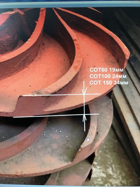 Рабочее колесо насоса СОТ-150 сот150 фото