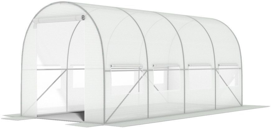 Плівка для теплиці 10 м&sup2; армована, щільність 140 г/м&sup2;, з UV-4 фільтром, Біла (Польща) 1633 фото